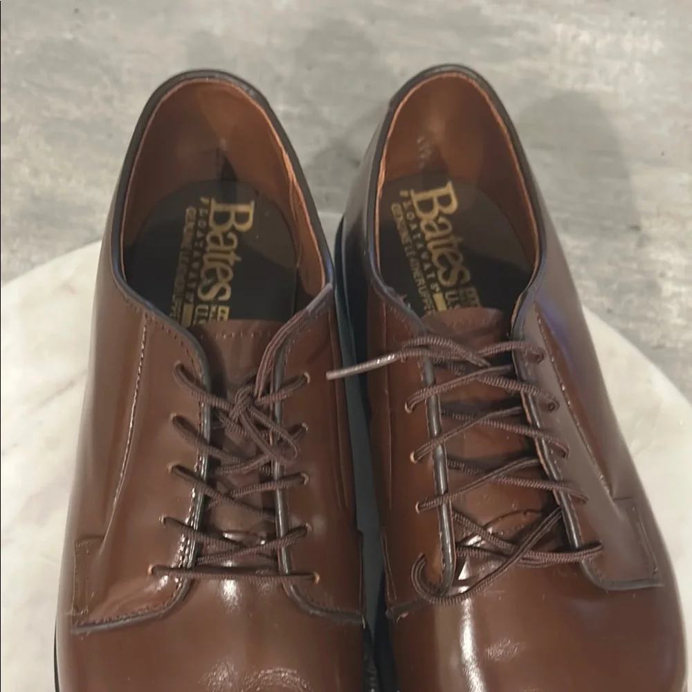 Bates Floataways Classic Brown Leather Men's Shoes size 8